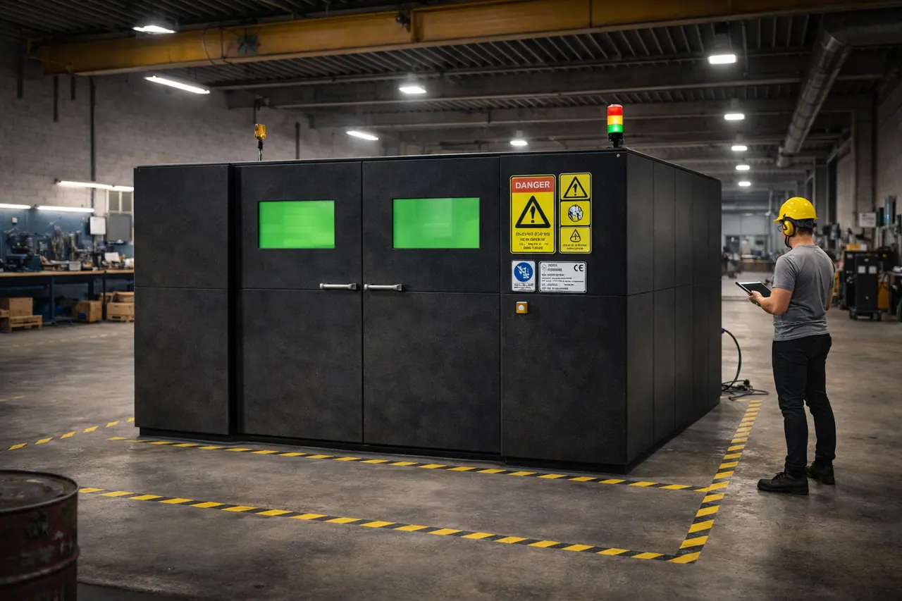 Cabina per saldatura laser Aegis su misura - immagine 1